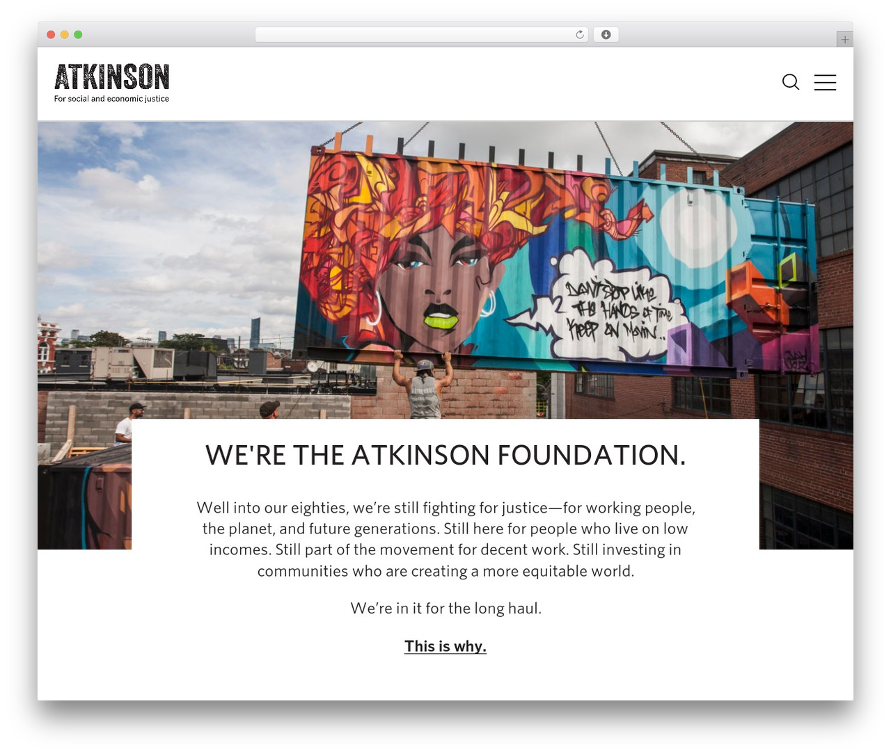 Atkinson Foundation WordPress theme - atkinsonfoundation.ca