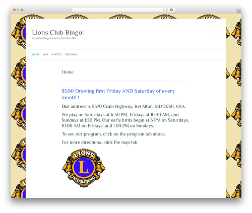 Wp hit counter WordPress plugin - lionsclubbingo.net