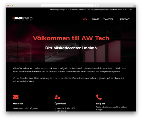 AWTech WordPress theme - awtech.se