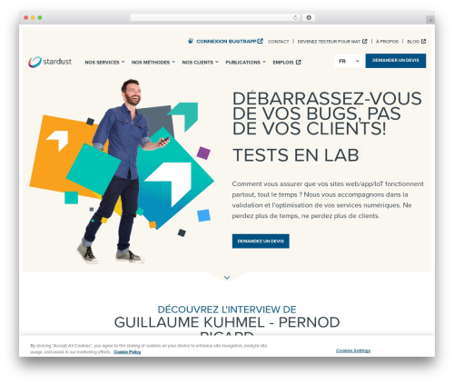 Best WordPress theme StarDust - stardust-testing.com