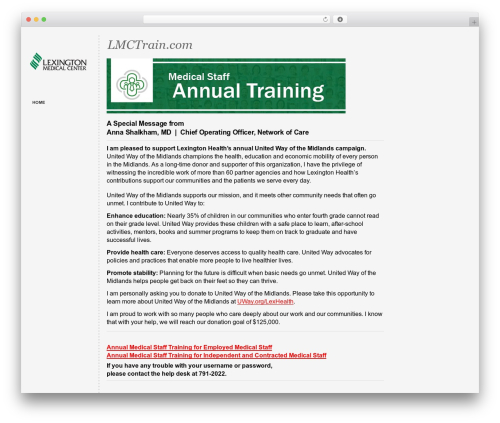 Best WordPress theme Organic Showcase - lexmed.wpengine.com