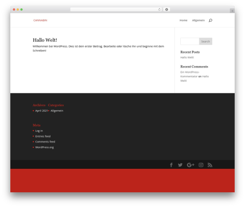 Case Study WordPress theme design - cannabin.world