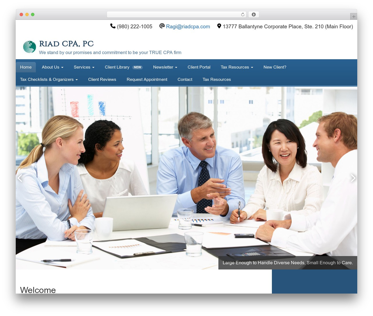 Customized4 WordPress theme - riadcpa.com