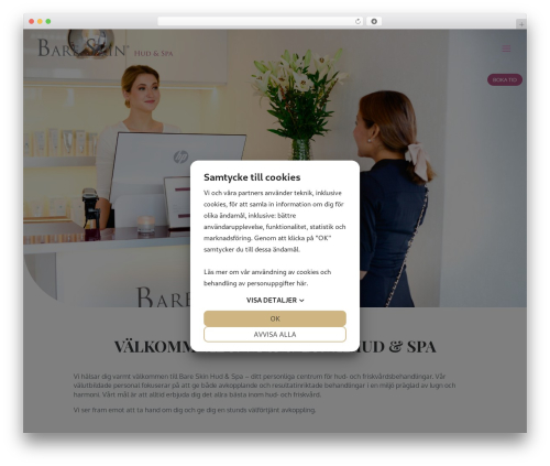 Divi premium WordPress theme - bare-skin.se