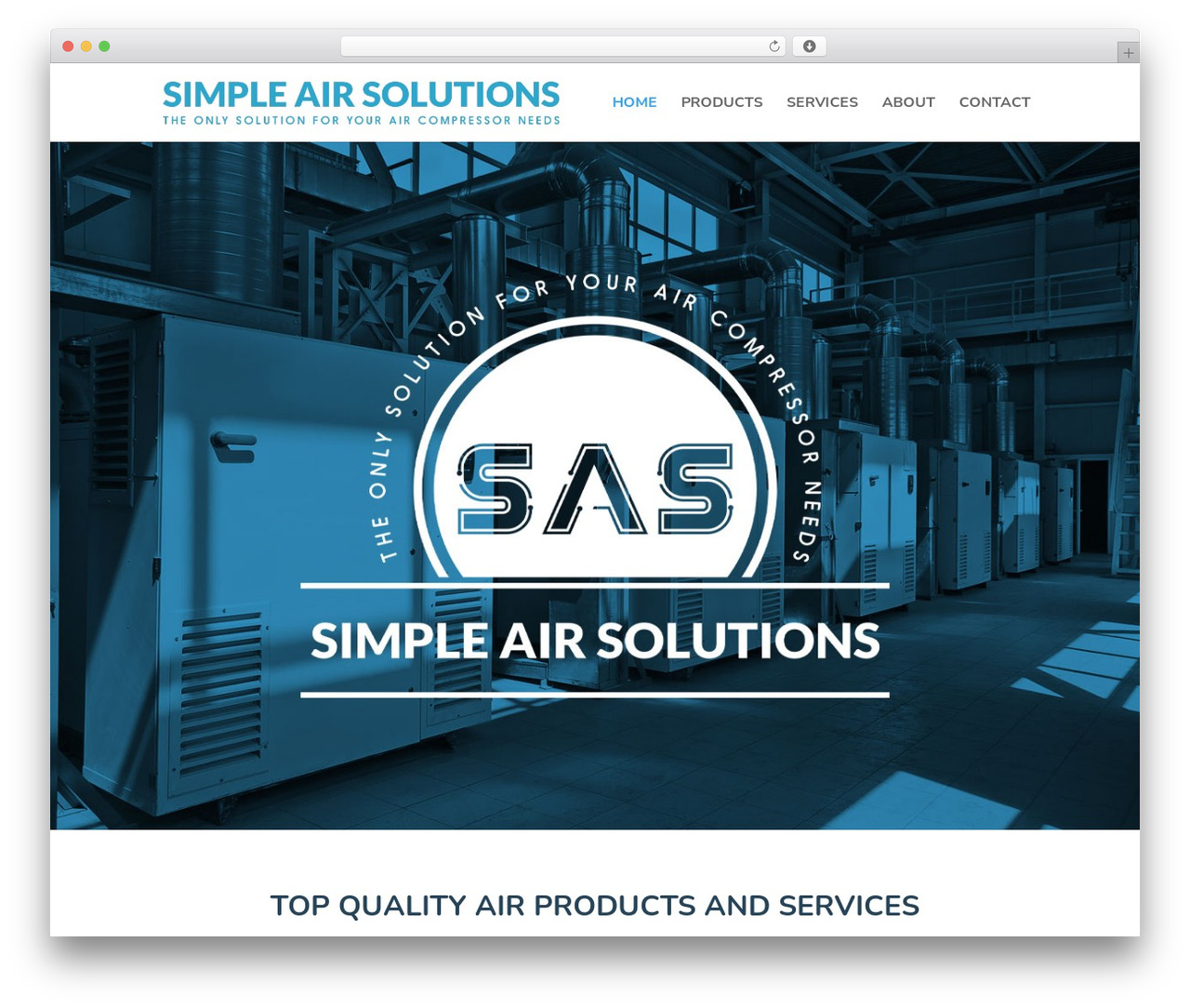 Divi theme WordPress - simpleairsolution.net