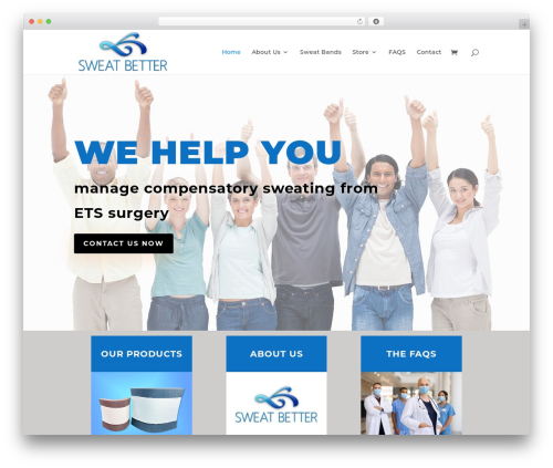 Divi WordPress theme design - sweatbetter.com
