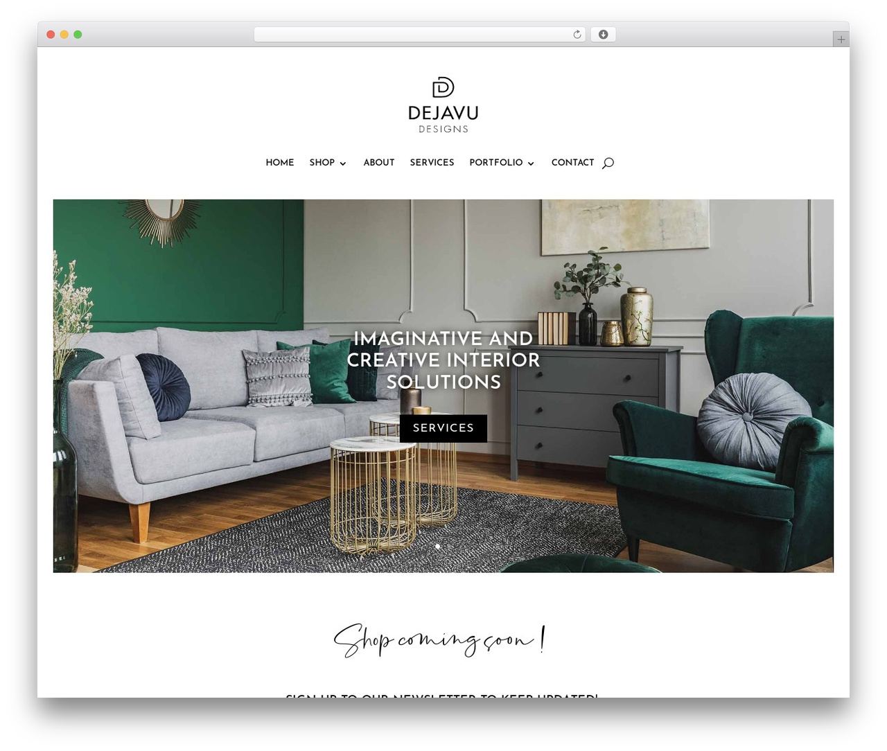 Divi WordPress theme - dejavudesigns.co.uk