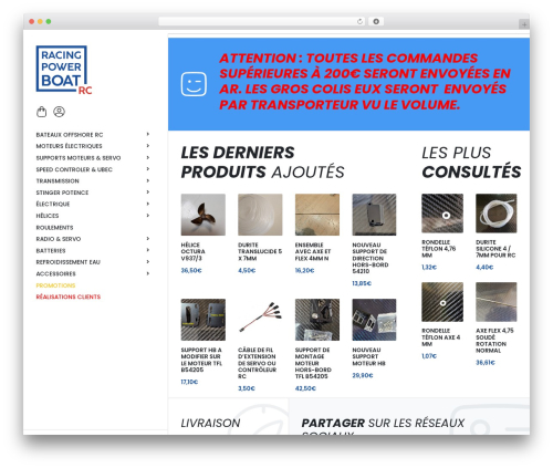 Element WordPress theme - racing-power-boat-rc.com