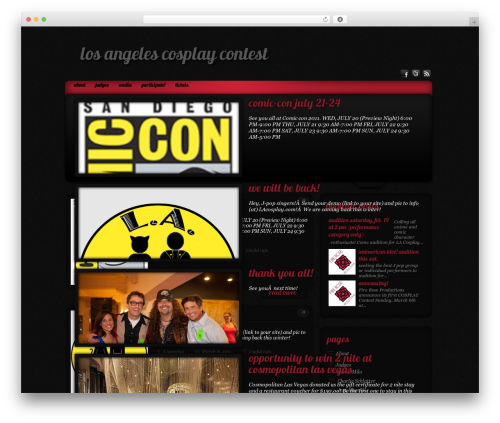 Epione WordPress theme design - lacosplay.com