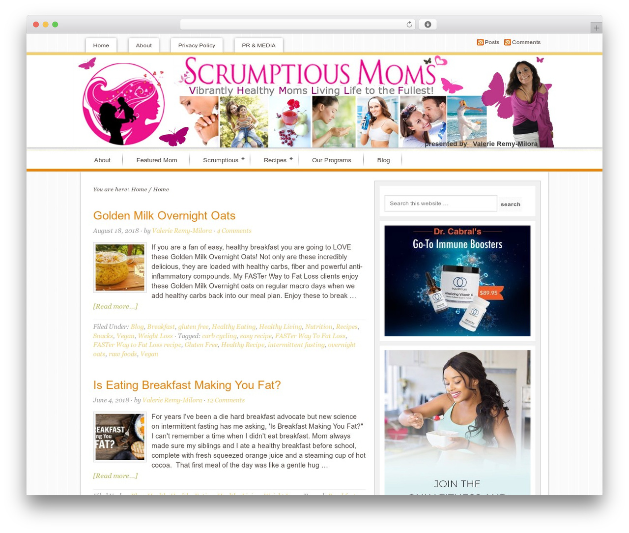Genesis gym WordPress theme - scrumptiousmoms.com Genesis gym WordPress theme - scrumptiousmoms.com