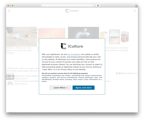 iCulture WordPress theme - www.iculture.nl