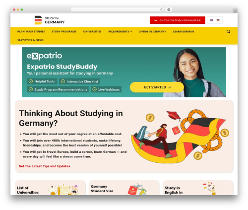Newspaper newspaper WordPress theme - studying-in-germany.org
