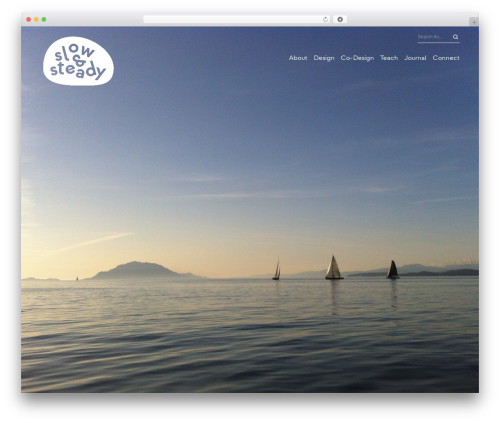 Reframe Plus WordPress page theme - slowandsteady.co