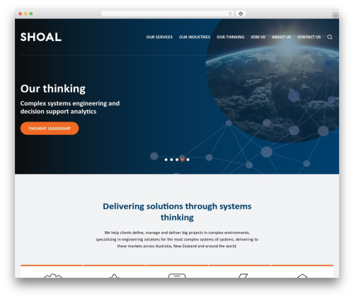 SHOAL WordPress website theme - shoalgroup.com