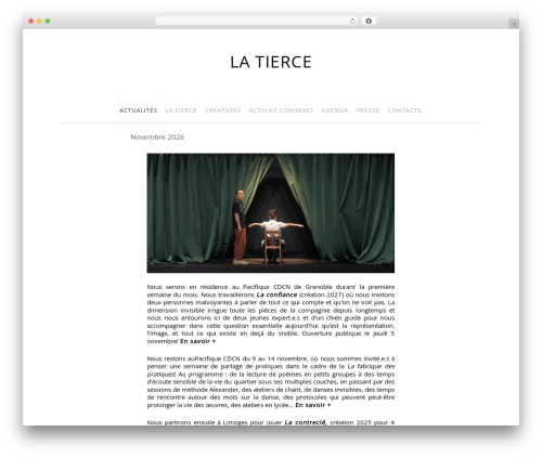 Simple Style WP theme - latierce.com