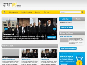StartUp!Leipzig WordPress theme by Rene Opitz