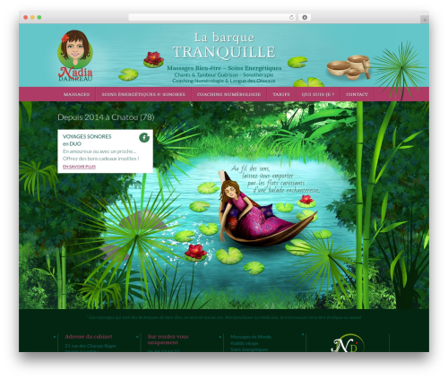 Theme WordPress La Barque Tranquille - labarquetranquille.com