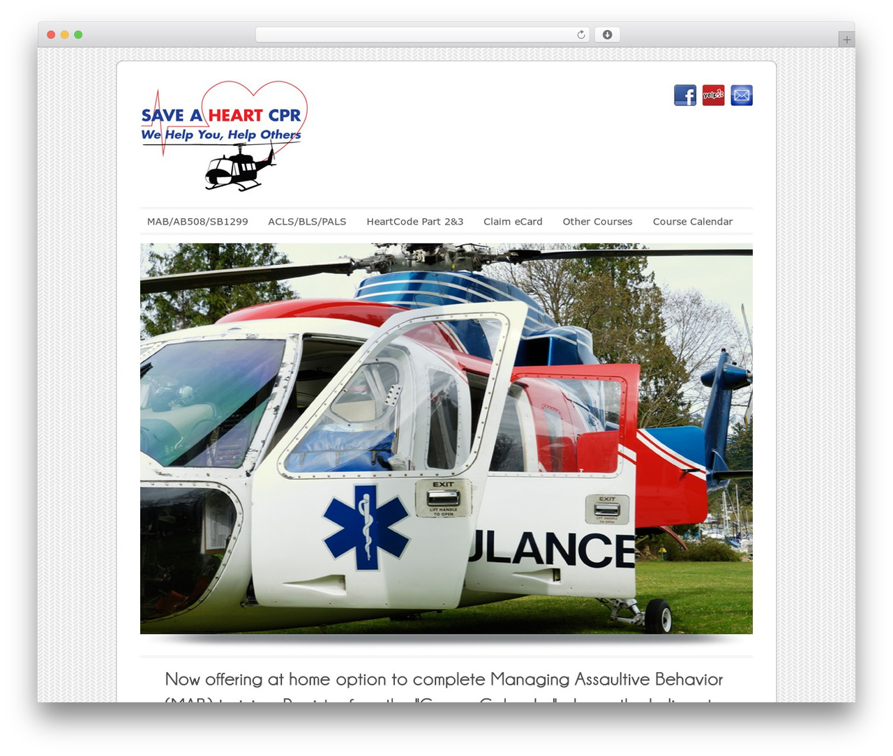 Theme WordPress Save a Heart - saveaheartcpr.com Theme WordPress Save a Heart - saveaheartcpr.com