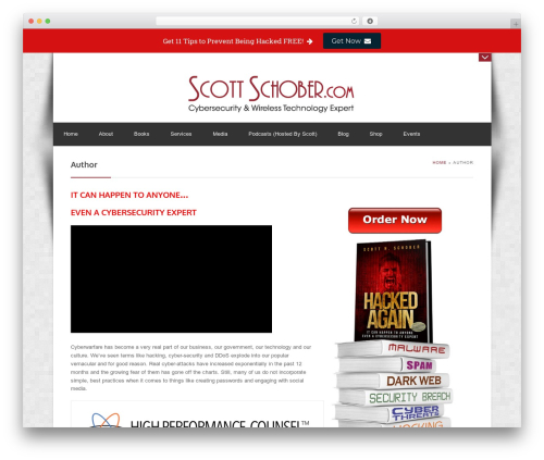 Tequila WP theme - scottschober.com/author