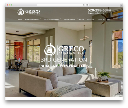 Theme WordPress Divi - grecopaintinginc.com