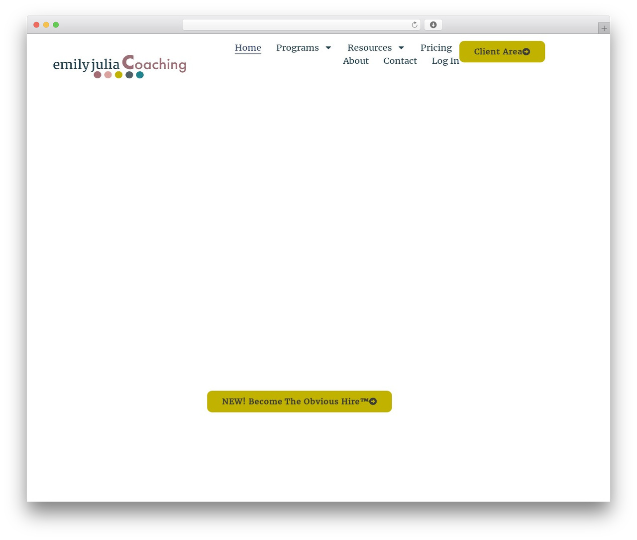 Theme WordPress Hello Elementor - emilyjuliacoaching.com
