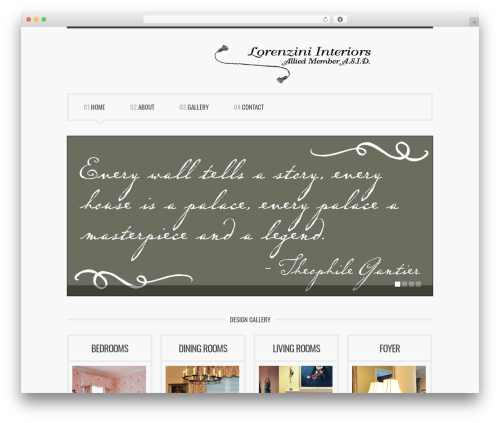 theme1389 WordPress theme - lorenziniinteriors.com