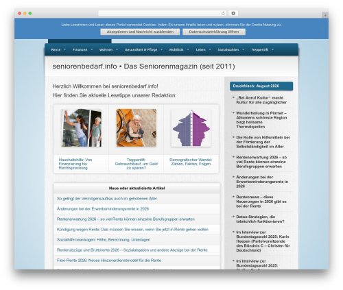Wellness theme WordPress free - seniorenbedarf.info