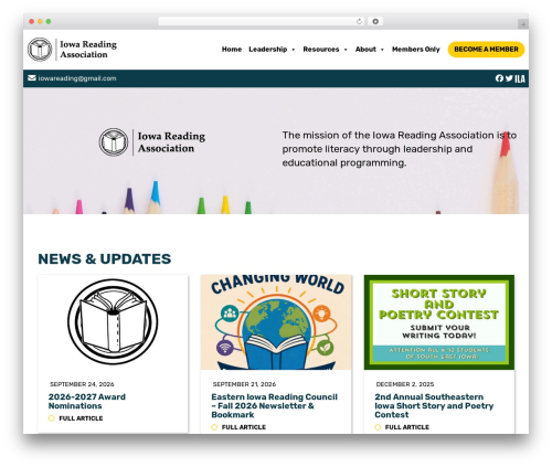 WordPress theme Bootstrap Basic-Iroc - iowareading.org