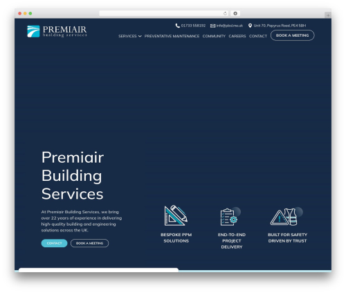 WordPress theme Echo Theme - pbsl.me.uk