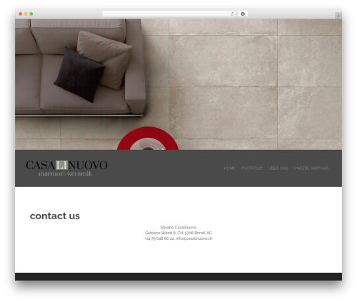 WordPress theme Moesia - casalinuovo.ch