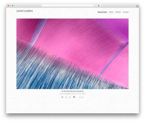 WordPress theme Fiona - laurellueders.com