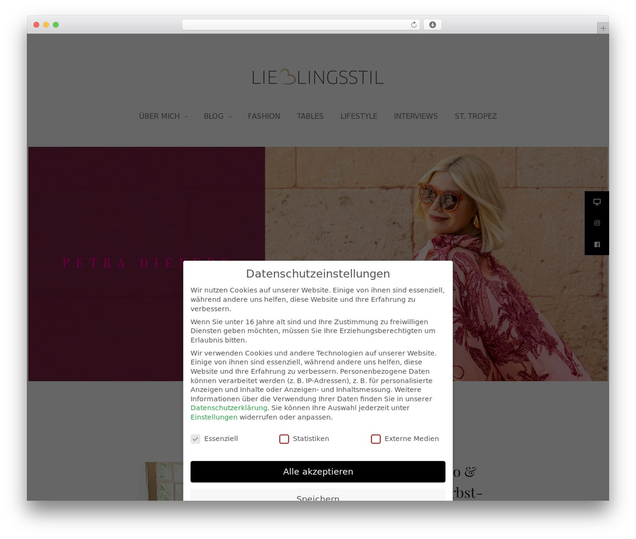 WordPress theme LaBomba - lieblingsstil.com