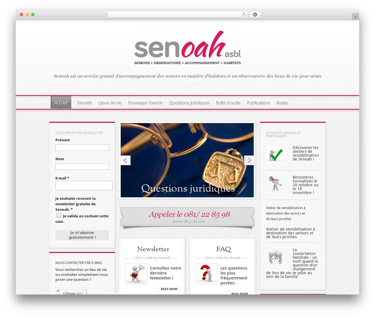 WordPress theme Magnificent - senoah.be