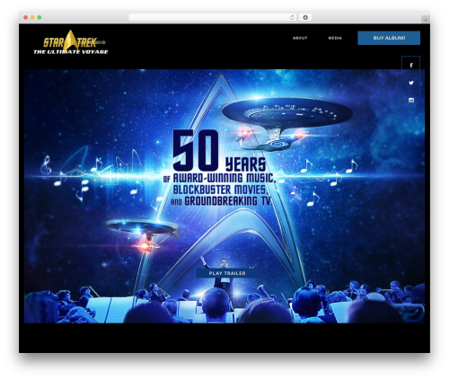 WordPress theme Meetup - startrekultimatevoyage.com