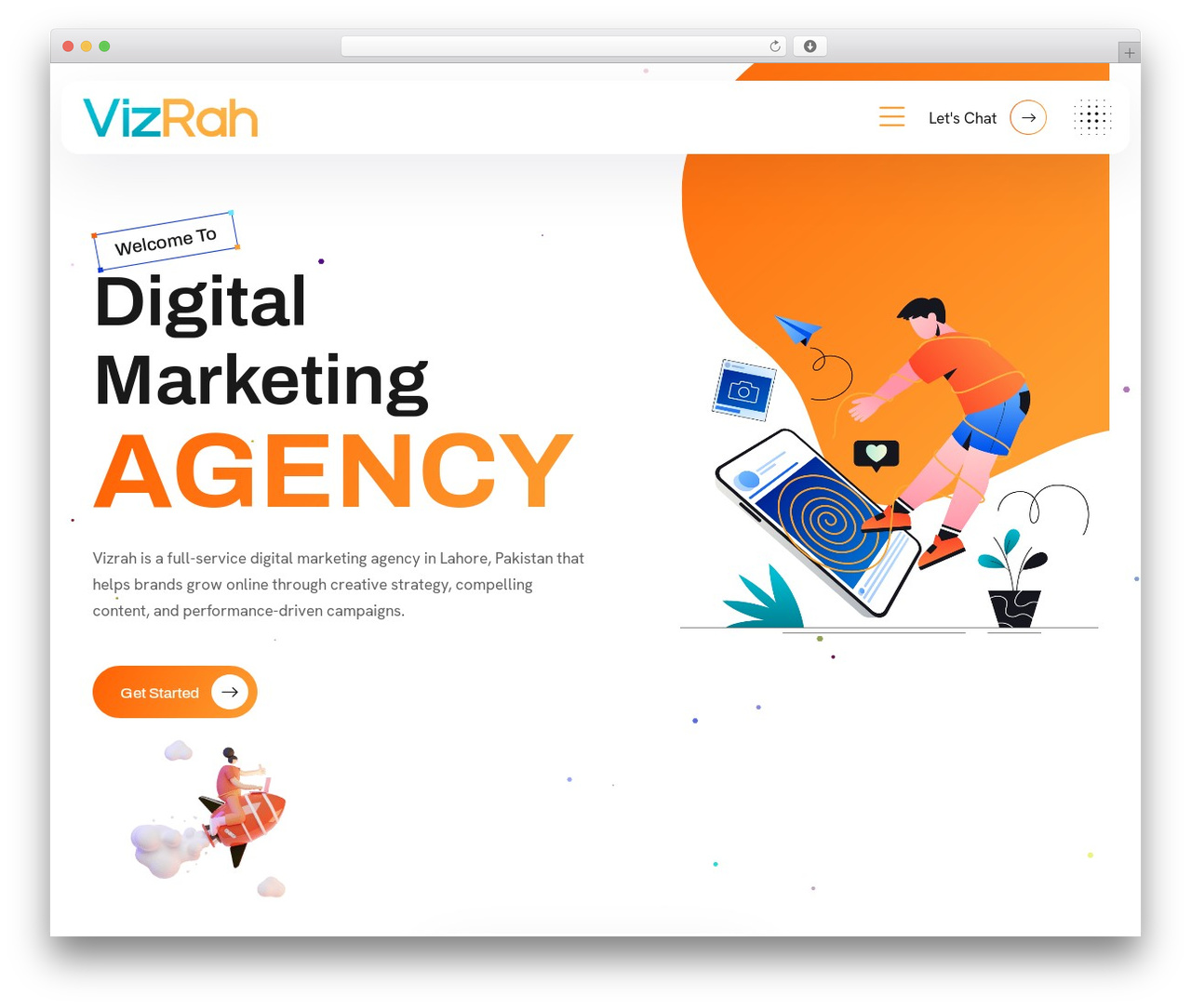 WordPress theme Seoland - vizrah.com