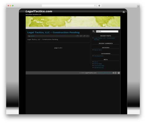 WordPress theme Shiword - legaltactics.com