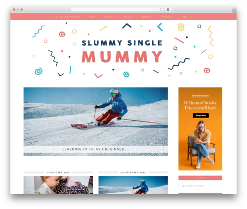 WordPress theme Tundra (pipdig) - slummysinglemummy.com
