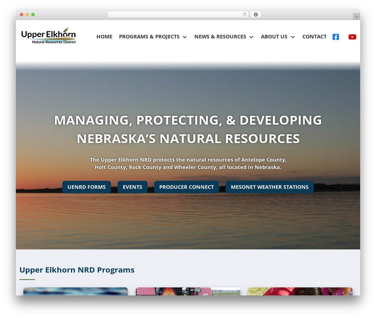 WordPress theme UENRD Theme - uenrd.org