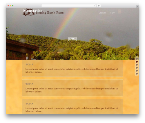 WordPress theme yoo_moustache - singingearthfarm.org