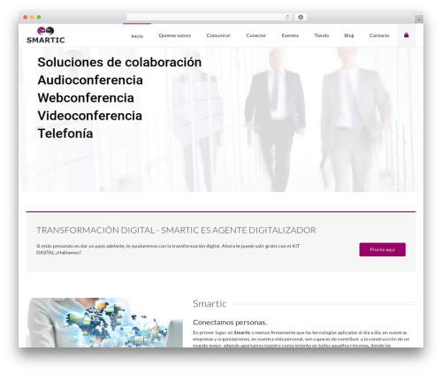 WordPress website template Smartic - smartic.es