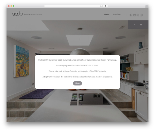 Albedo WP theme - sbdp.co.uk