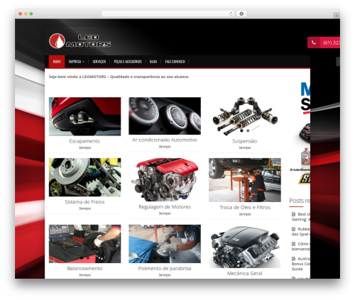 alterna8 WordPress theme - leomotors.com.br