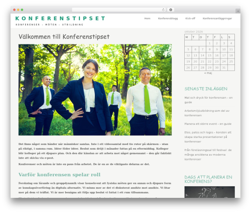 Avnii WordPress theme - konferenstipset.se
