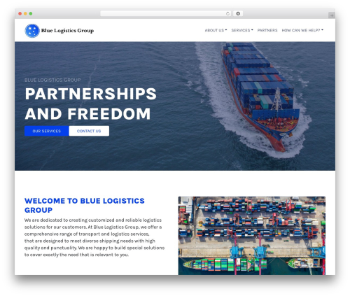 Basically Bootstrap 5 WordPress theme - bluelog.com