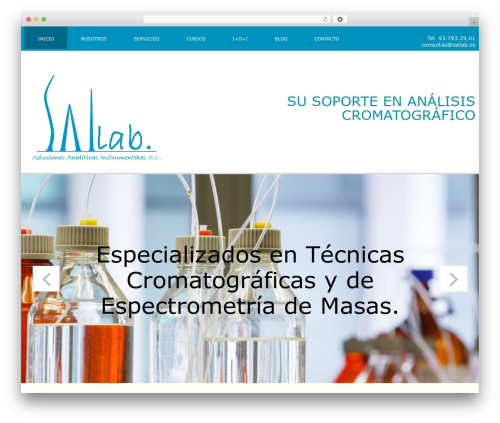cherry theme WordPress - sailab.es