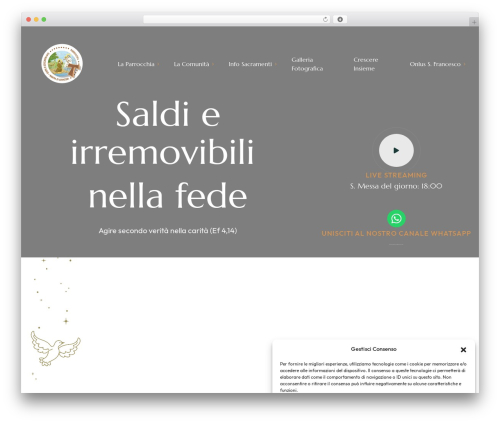 Churity WordPress theme - parrocchiamarinadicerveteri.it