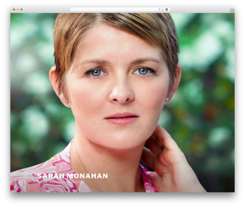 footer WordPress theme - sarahmonahan.com