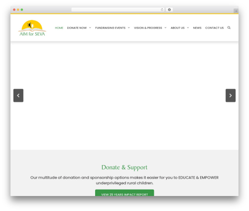 GeneratePress theme WordPress - aimforseva.ca
