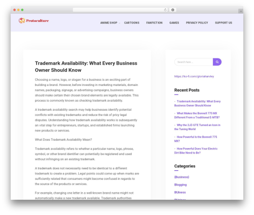 Gratify WordPress theme - protoculture.org Gratify WordPress theme - protoculture.org