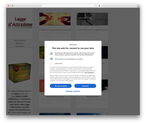 Notebook WordPress theme - leggeattrazione.org